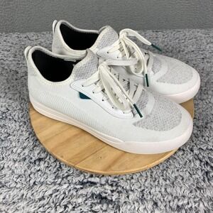 Vessi Weekend Sneaker Women's 9 Marble White Lace Up Waterproof Knit Lightweight